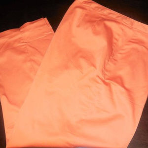 Capris Orange Cotton Blend Pants size 12 (E)
